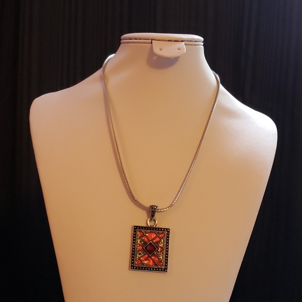 Necklace pendant, chain not included